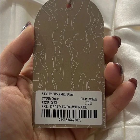 Meshki White Mini Dress - Picture 3 of 5